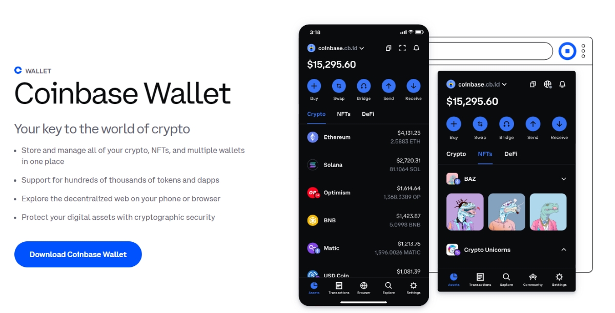 ERC20 Compatible crypto wallet
