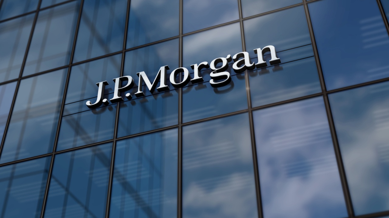 A photo of the JPMorgan building.