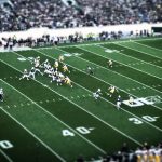 A photo of an NFL game, upon which Kalshi advertised legal sports betting.